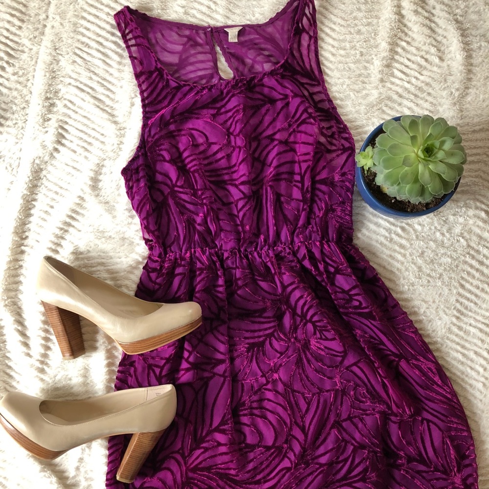 I Love H81 Purple Dress